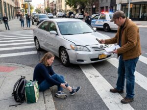 Para los peatones involucrados en un accidente