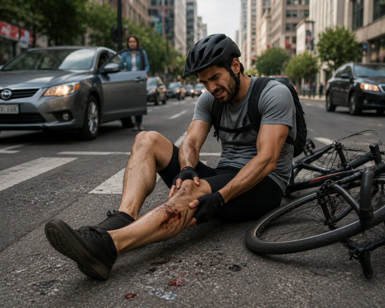 Accidentes de Bicicleta en Ciudad- Lesiones, Prevención y Qué Hacer